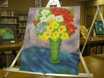 Artwork created by students of Acadia Parish under the instruction of teacher Susan Brammer, will be on display at the Acadia Parish Library until June 7. Pieces include oil pastels, watercolor, recycled sculptures, and acrylic paintings. All are invited to view the artwork, which is displayed throughout the library.